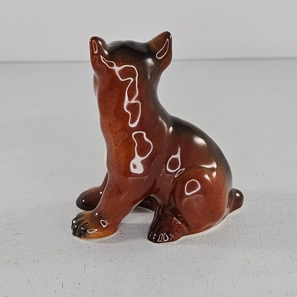 Vintage Goebel Boxer Puppy Sitting Figurine West Germany CH569/A - Picture 5 of 8